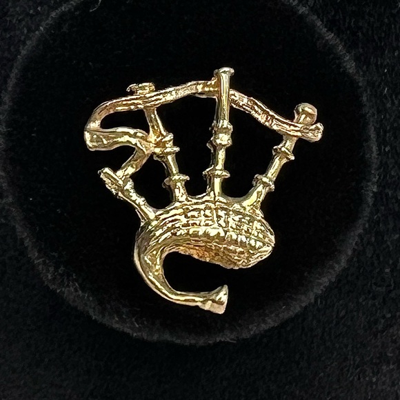 Other - Scottish Bagpipe 14K Tie Tac Lapel Pen
